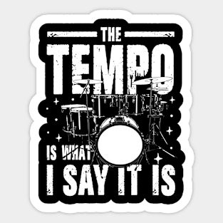 Drumming Music Drum Drumset Funny Drummer Sticker